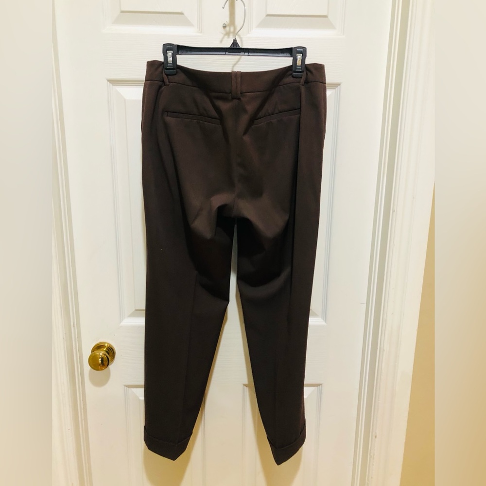Express Editor Cropped Cuffed Pants - image 2